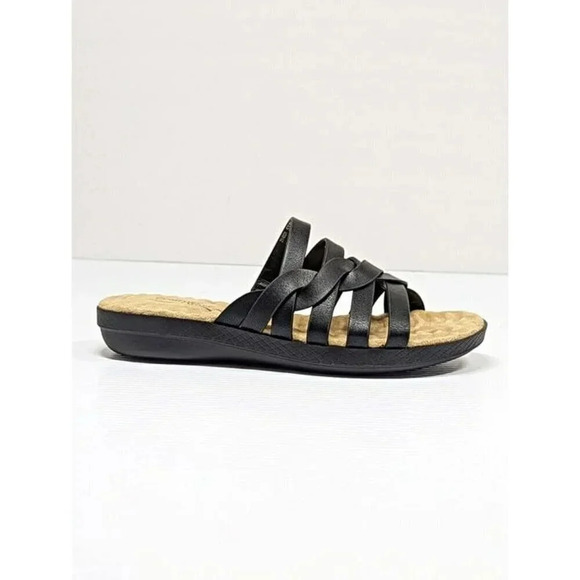 Easy Street Comfort Wave Sheri Women's Slide Sandals Black Size 5.5 M - Picture 4 of 8